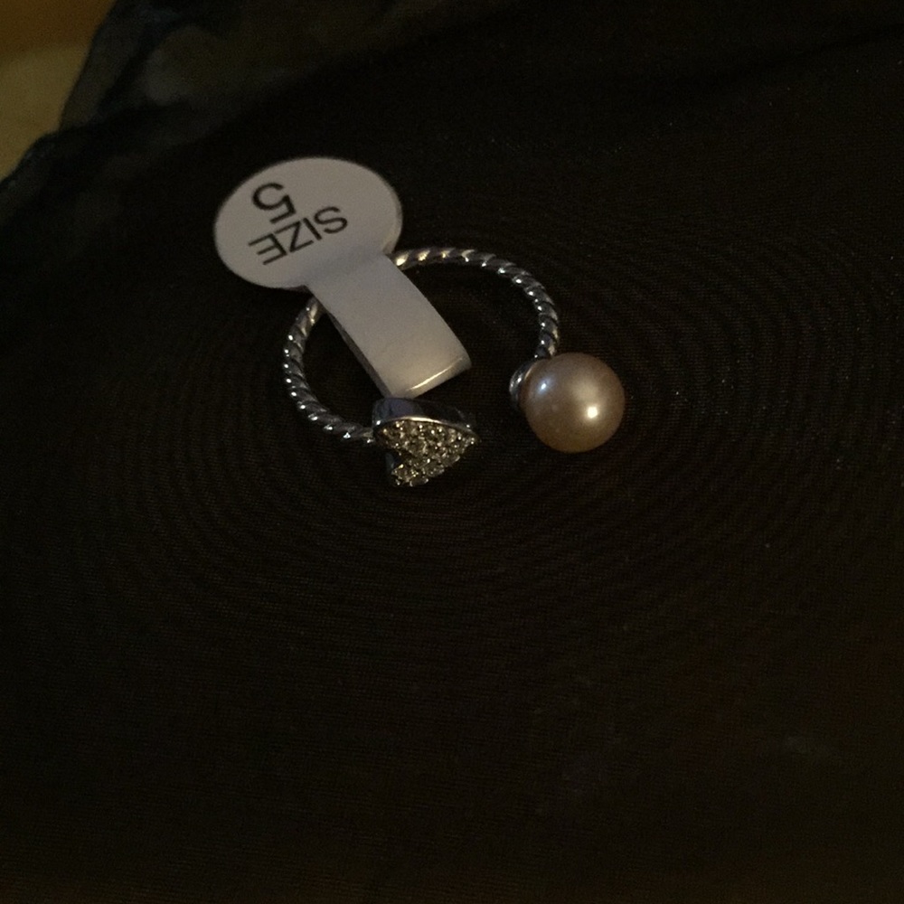 Retired** heart rope wrap ring